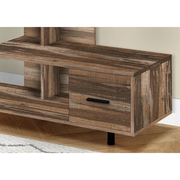 Monarch Specialties Tv Stand, 48 Inch, Console, Storage Drawer, Living Room, Bedroom, Laminate, Brown - I 2611