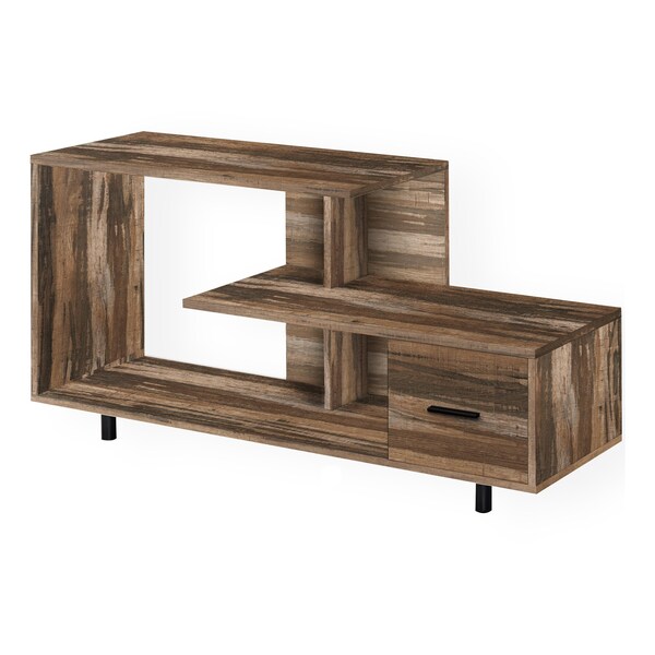 Monarch Specialties Tv Stand, 48 Inch, Console, Storage Drawer, Living Room, Bedroom, Laminate, Brown - I 2611