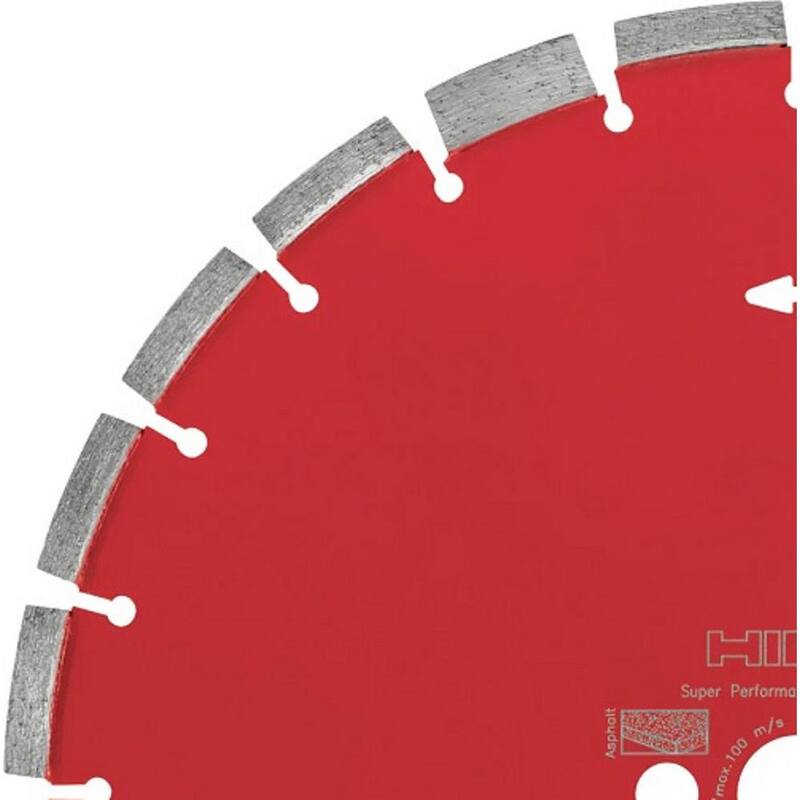 Hilti 14 pulgadas x 1 pulgada SPX Ultimate Disco de corte de asfalto de diamante de borde segmentado para sierra de gas - 2200277