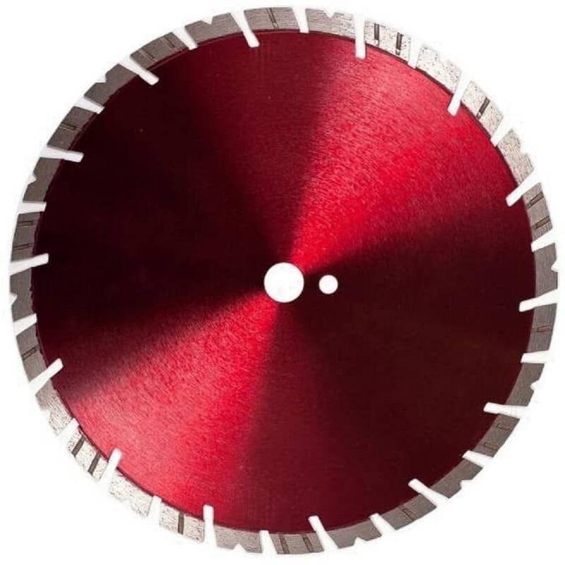 EDiamondTools 16 pulgadas Hoja de sierra de propósito general Premium para ladrillo y concreto con 1 pulgada Arbor - ATS16IH1