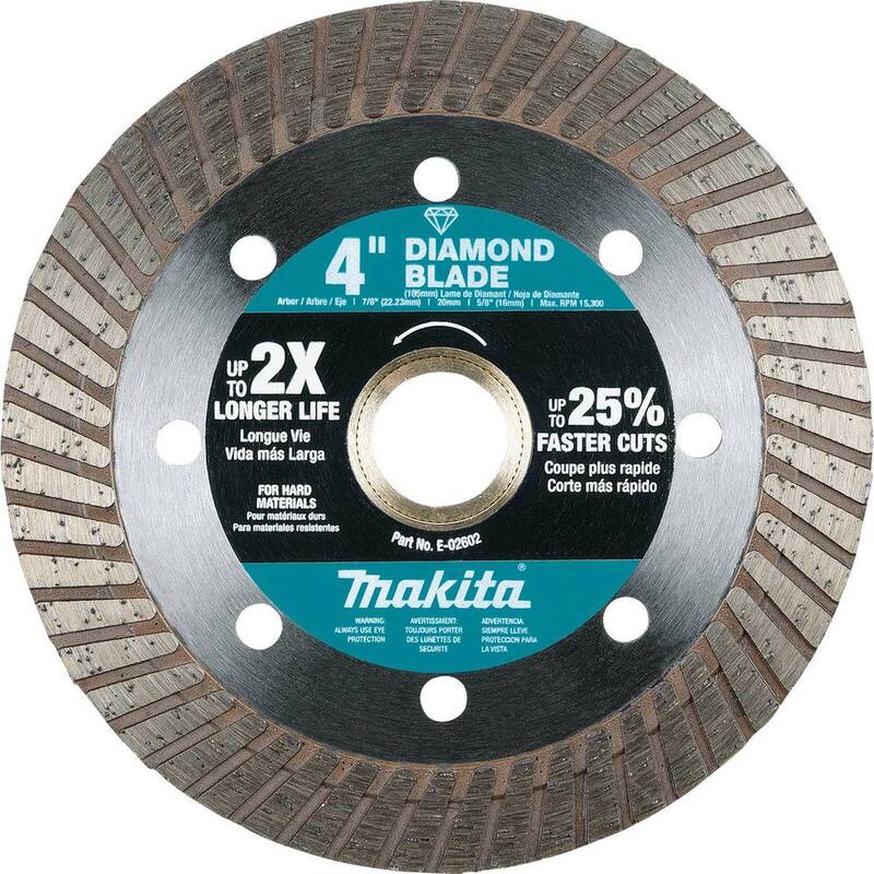Disco de Diamante de 4 pulgadas, Turbo, Material Duro - E-02602