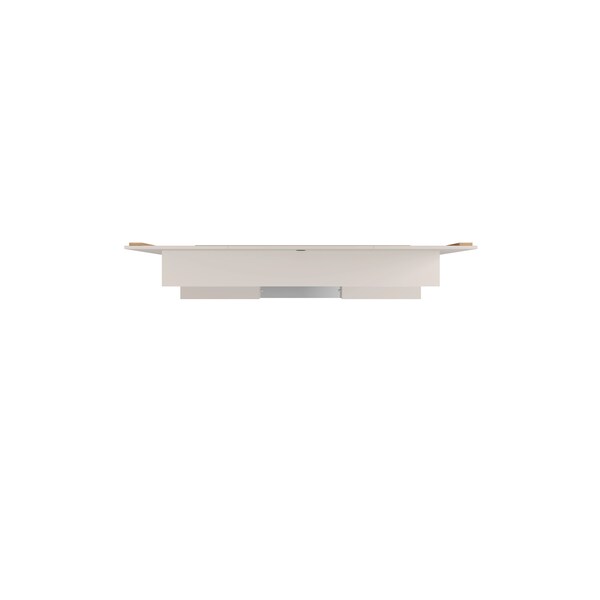 Manhattan Comfort Plaza 64.25 Floating Entertainment Center, Off White - 224BMC1