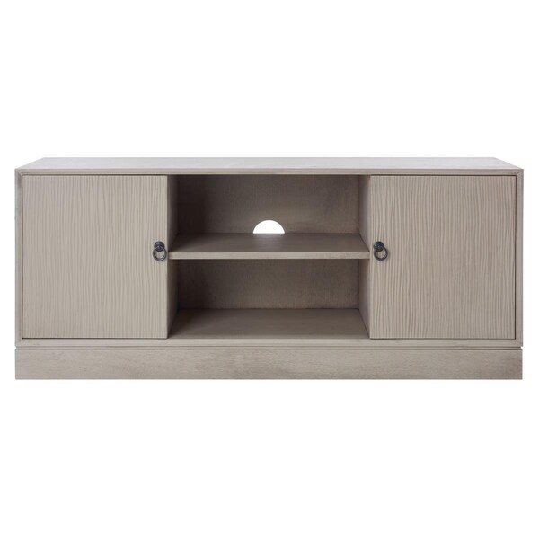Safavieh 20 x 47.3 x 15.8 in. Aliyah 2 Door 1 Shelf Media Stand, Greige - MED5710C
