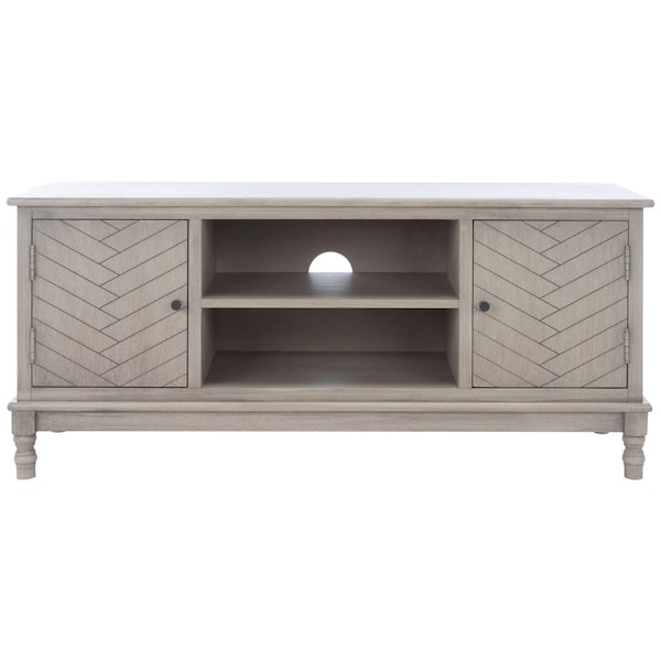 Safavieh Magnolia 2 Door 2 Shelf TV Staand, Greige - MED5702D