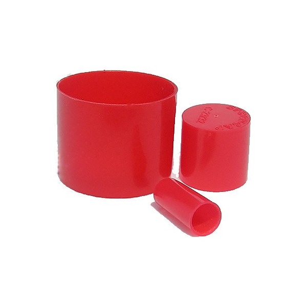 Stockcap End Caps-C-1-1/4-LDPE-RED, 1800PK - 440158