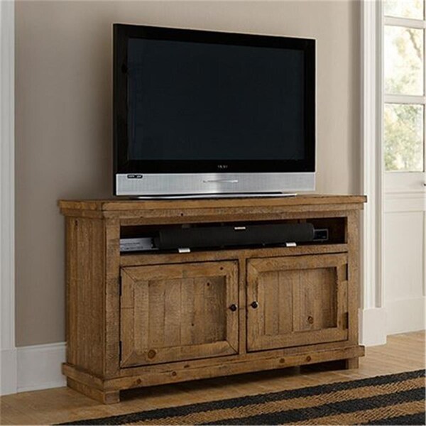 Progressive Furniture Willow Casual Style 54 In. Media Console Table- Distressed Pine - P608E-54