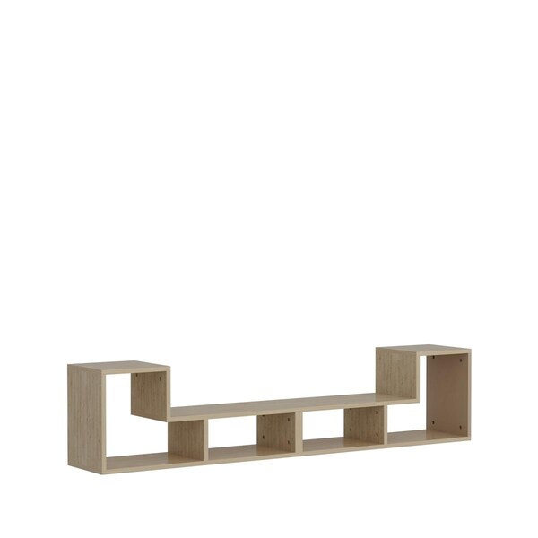 Ignitionencendido 70 in. Cubicco TV Stand - Sapphire Oak - IG2563800