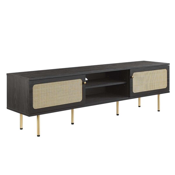 Modway Furniture 70 in. Cambria TV Stand, Black - EEI-6046-BLK