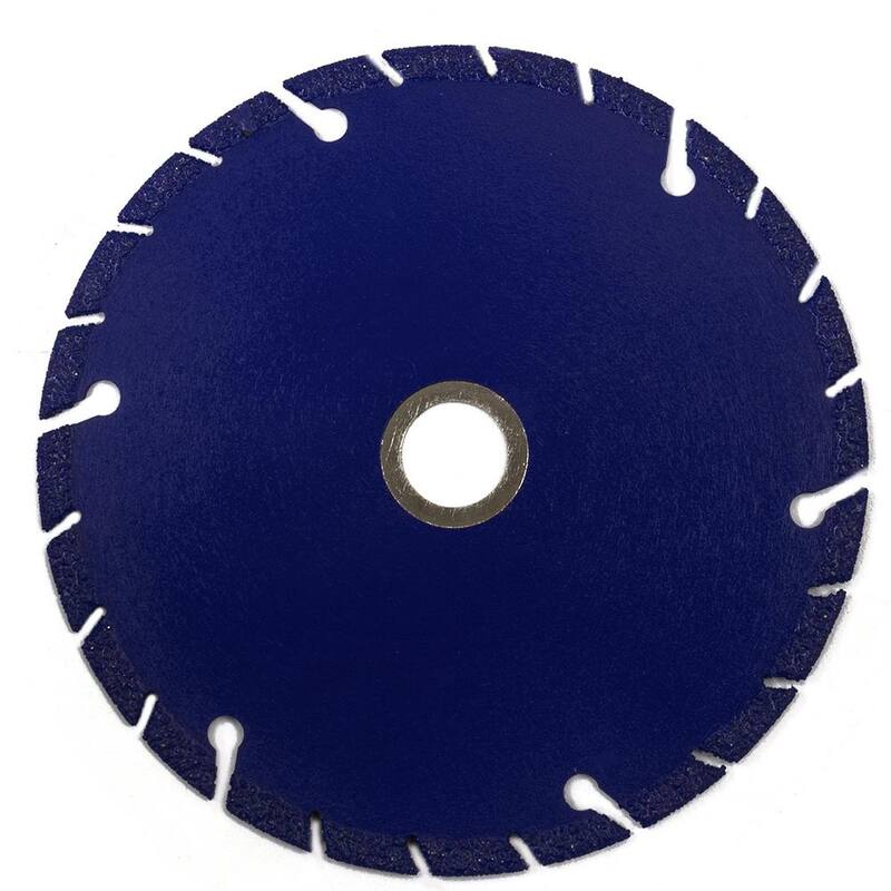 Rueda de corte de metal de 5 pulgadas para sierra Stark con segmentos de diamante en el borde de corte (paquete de 1) - 00507-H
