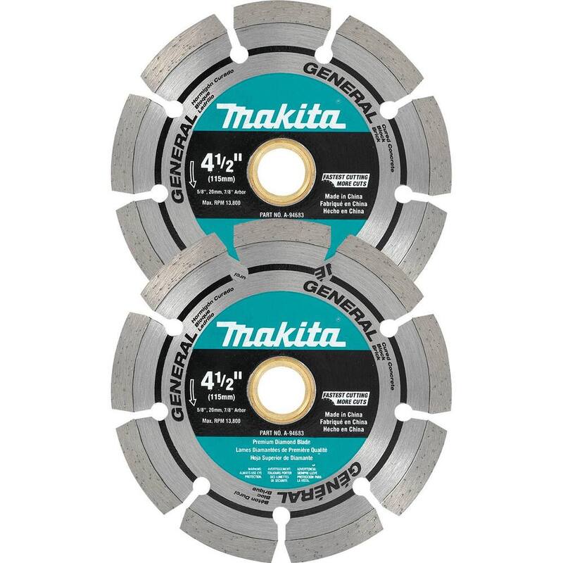 Disco de Diamante Segmentado de 4-1/2 pulgadas (paquete de 2) - A-97623