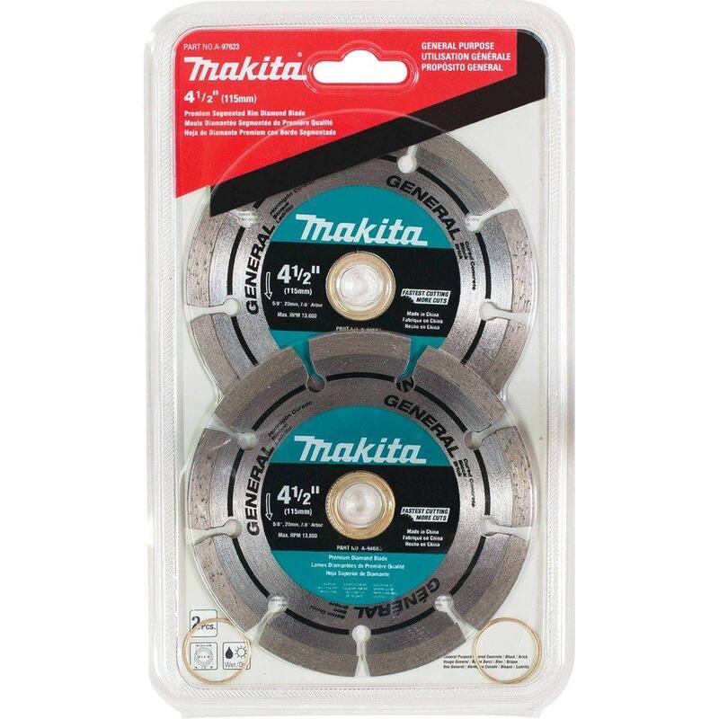 Disco de Diamante Segmentado de 4-1/2 pulgadas (paquete de 2) - A-97623