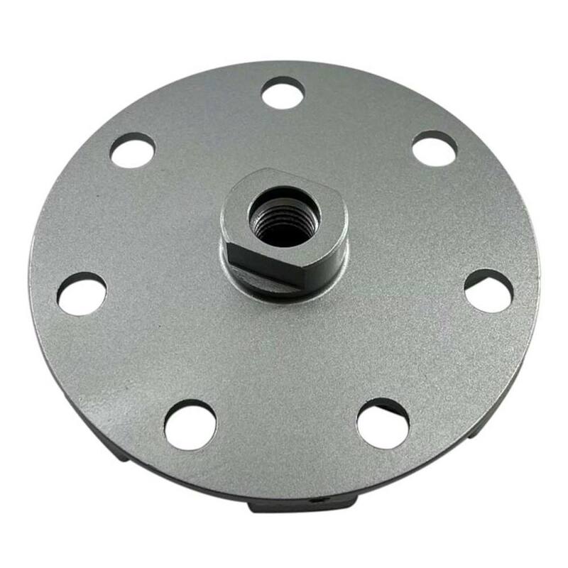 EDiamondTools 5 pulgadas Granito, segmentos de cuchilla de diamante de perfil bajo, 60/80 grano, ruedas de copa medianas/finas, 5/8 pulgadas Arbor - ZWL0500F5_THD