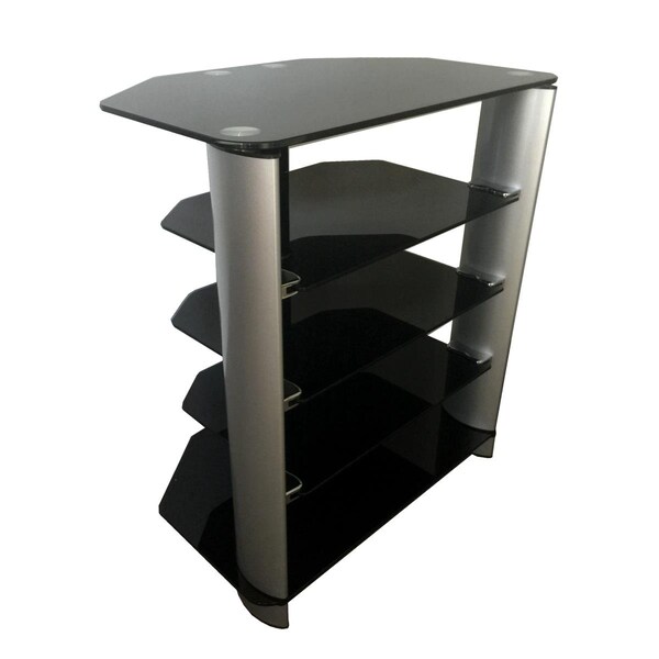 Doba-Bnt 23-50 in. TV Stand for AV Components & TV, Black - SA2988869