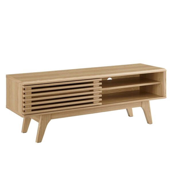 Modway Furniture 48 in. Render TV Stand, Oak - EEI-2539-OAK