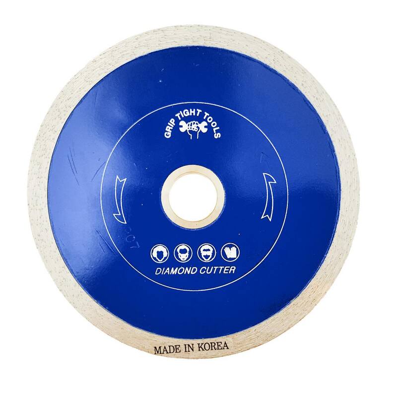 Herramientas de agarre fuerte de 4-1/2 pulgadas. Hoja de diamante continua premium para cortar azulejos de porcelana, cerámica y mármol (paquete de 3) - B1502-3