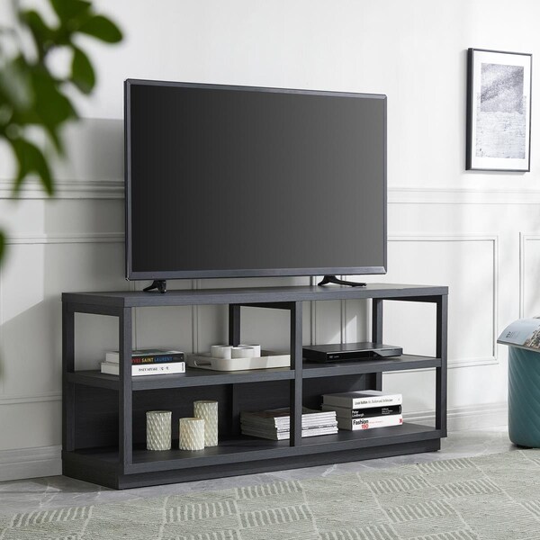 Henn & Hart 55 in. Thalia TV Stand, Charcoal Gray - TV1266