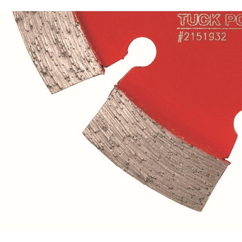 Hoja de diamante para tuck pointing de 5 pulgadas, universal de 10 segmentos para mortero (paquete de 6) - 2151932