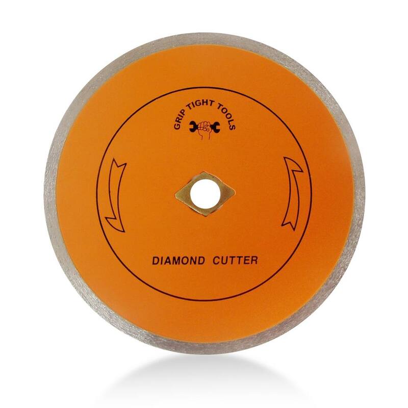 Herramienta GRIP TIGHT 7 pulgadas. Disco de corte de diamante para Cortar Porcelanato, Cerámica y Mármol de Borde Continuo Clásico (Paquete de 10) - B1515-10