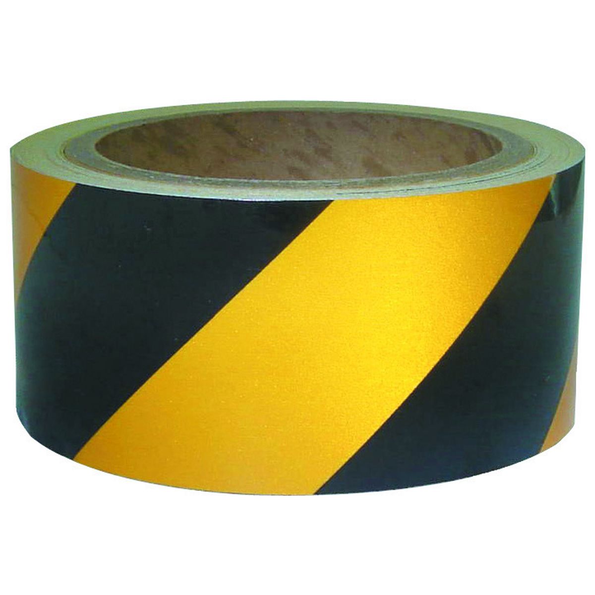 Cinta Reflectante 2 pulg. x 30 ft. Western Safety - Amarillo, Rayas Negras - 66069