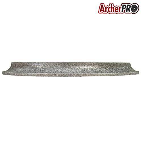 Rueda de perfil ArcherPro de 6 x 1/2 pulgadas para perfilado de azulejos, con borde continuo, vacío, soldada con diamante Bullnose Table Saw Blade (paquete de 1) - VBW6002