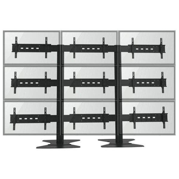 Tygerclaw TV Wall Stand for 9 Flat Panel 30-60 in. TV - LVW8610