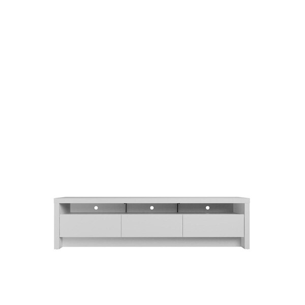 Designed To Furnish 70.86 in. Sylvan TV Stand with 3 Drawer White - DE3059133