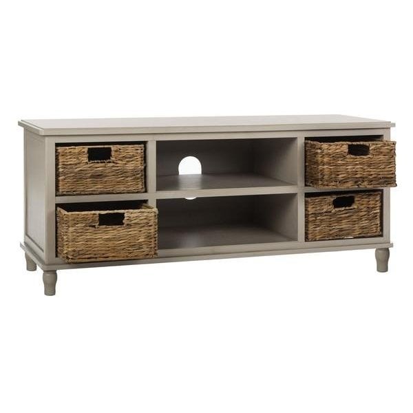 Safavieh Rooney Tv Unit- Vintage Grey - 20.1 X 15.7 X 47.2 In. - AMH5745D