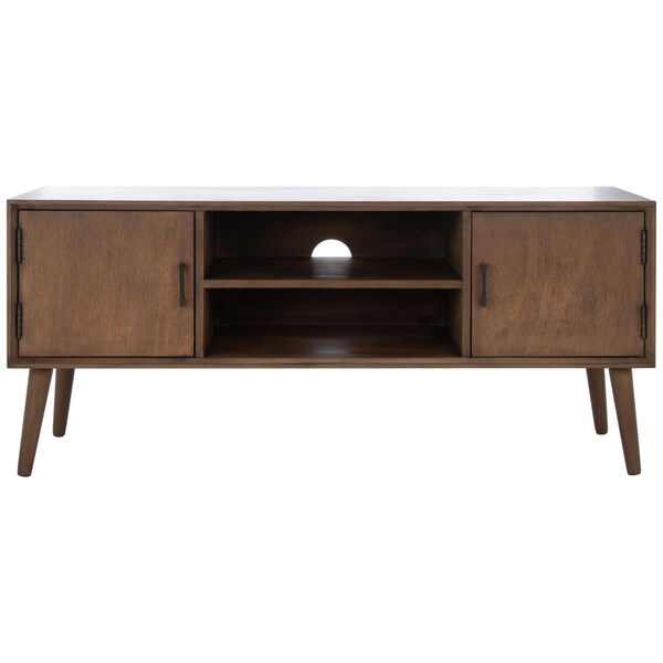 Safavieh Sorrel Mid - Century Media Stand, Brown - MED5701C