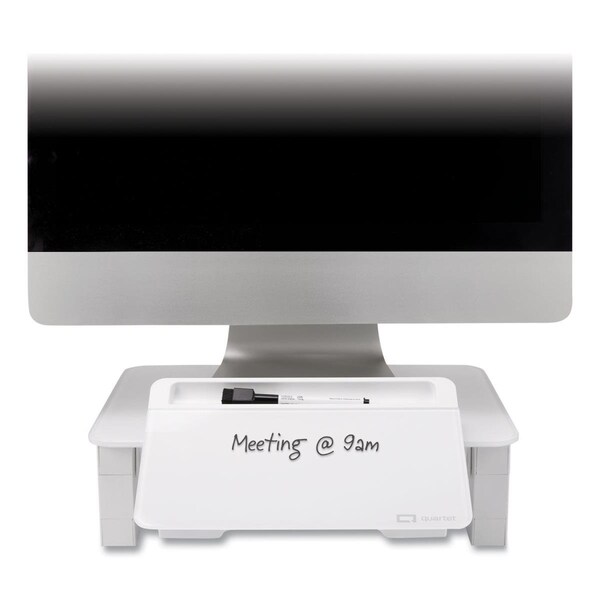 Convenience Concepts Monitor-Riser Glass, White - HI3762368