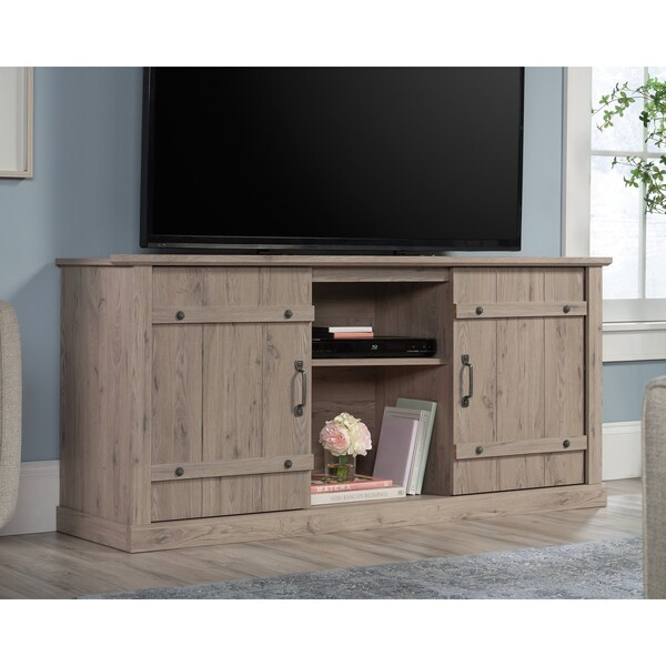 Sauder Entertainment  Credenza Lo , Accommodates up to a 70 in. TV weighing 95 lbs - 434954