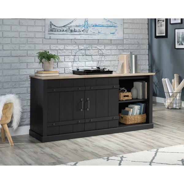 Sauder Entertainment Credenza Rao , Accommodates up to a 70 in. TV weighing 95 lbs - 429346