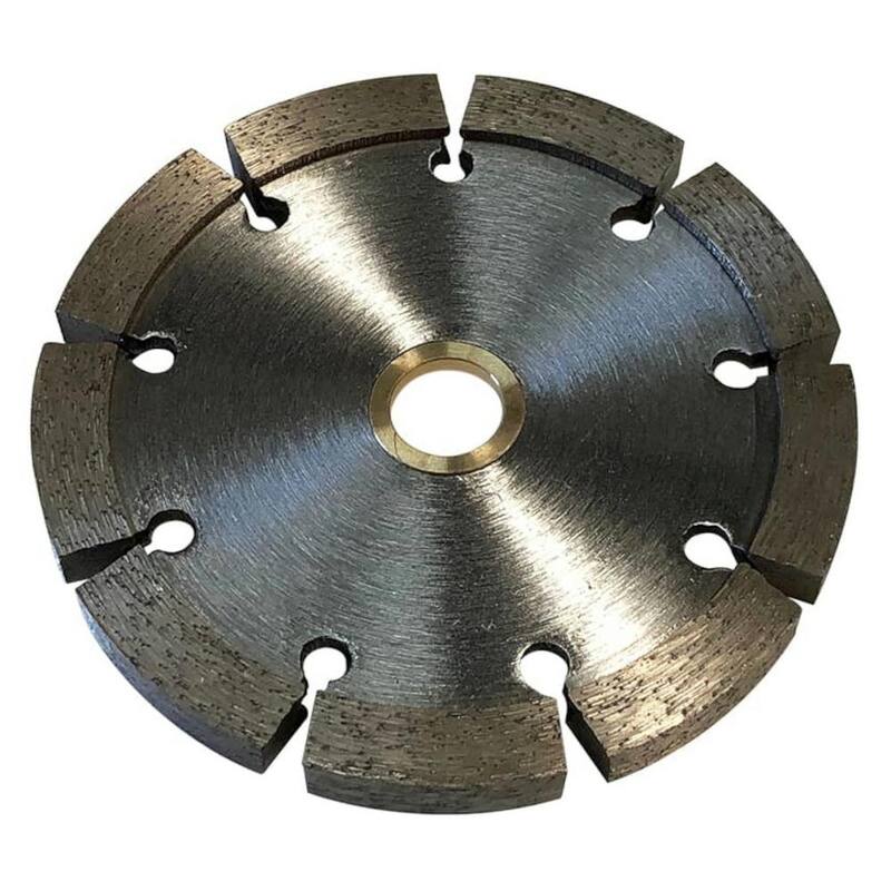 4.5 pulgadas Diamante Tuck Point Blades para Mortero, 3/8 pulgadas de ancho de Entrada, Una Hoja, Arbor sin Rosca de 7/8" a 5/8" - TSE4537A7_THD