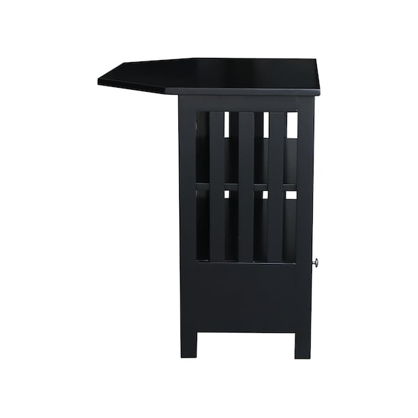 International Concepts Mission Corner TV Stand, Black - TV46-27