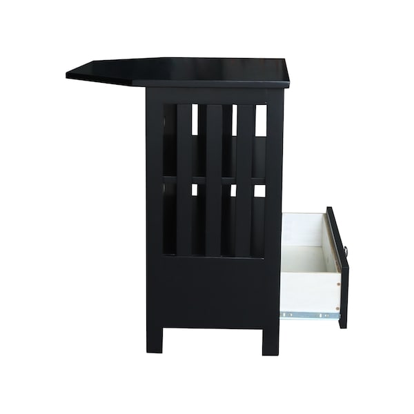 International Concepts Mission Corner TV Stand, Black - TV46-27