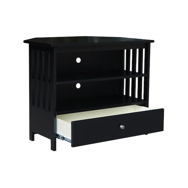 International Concepts Mission Corner TV Stand, Black - TV46-27