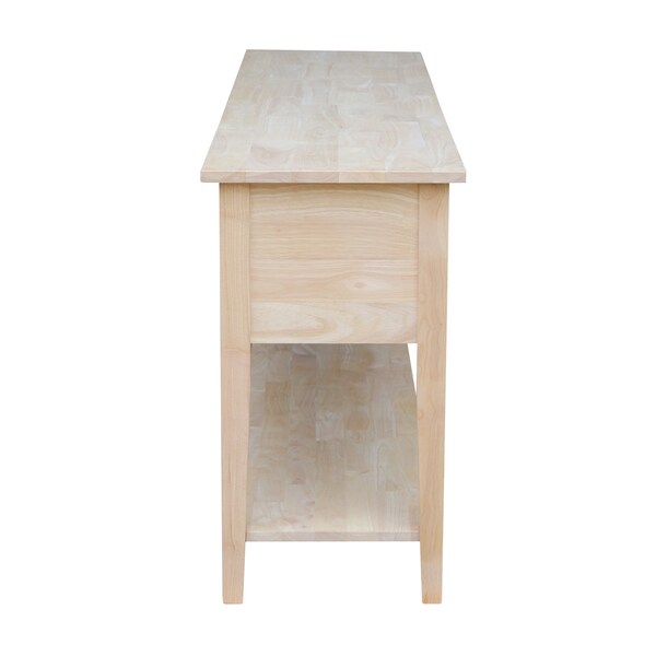 International Concepts EnteRTAinment / TV Stand, 72", Unfinished - TV-8-72