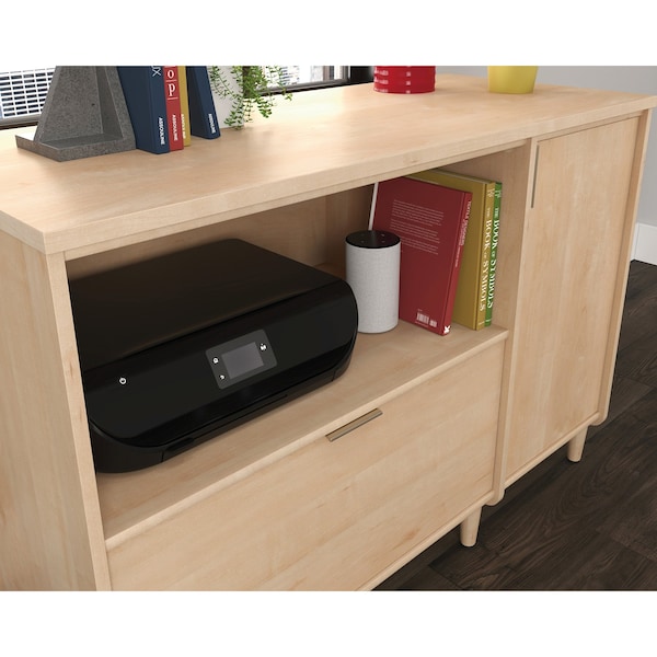 Sauder Clifford Place Credenza Nm , Accommodates up to a 46 in. in. TV weighing 50 lbs - 433366