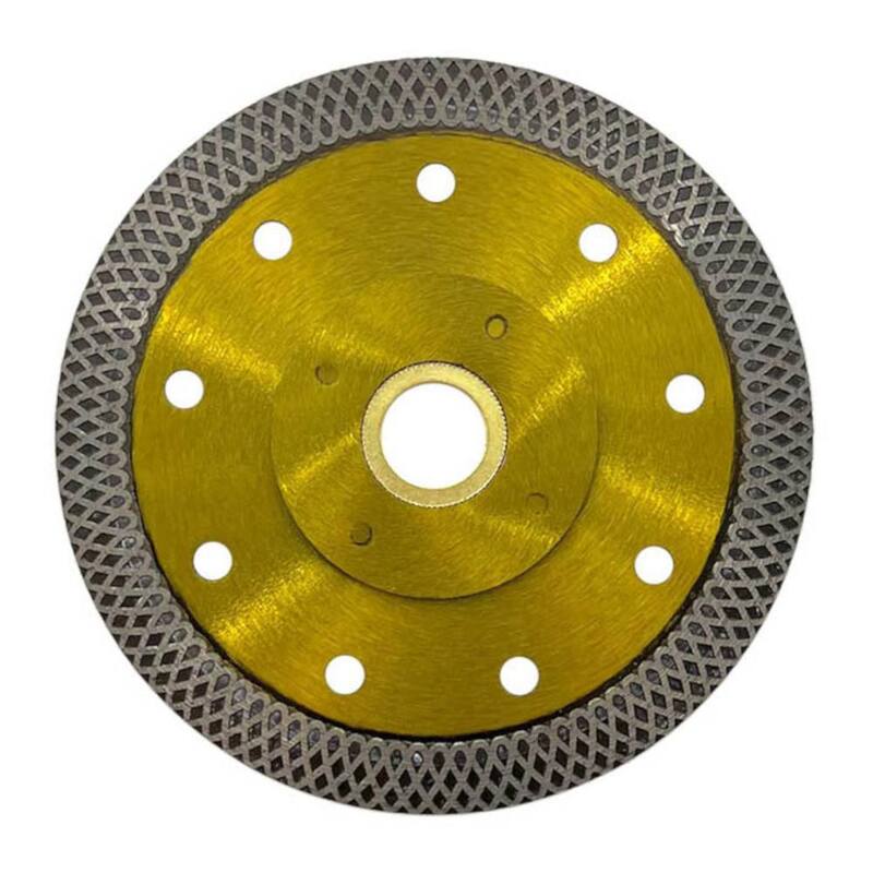 EDiamondTools 4.5 in. Hojas de sierra de diamante de malla turbo de borde continuo para azulejos de porcelana o cerámica - TF45A7_THD