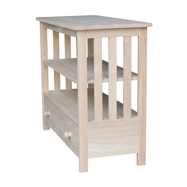 International Concepts Mission EnteRTAinment / TV Stand, 36", Unfinished - TV-36