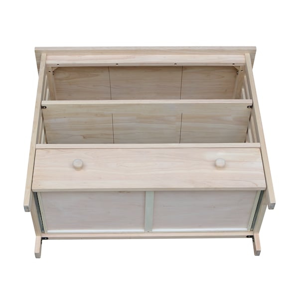 International Concepts Mission EnteRTAinment / TV Stand, 36", Unfinished - TV-36
