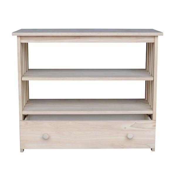 International Concepts Mission EnteRTAinment / TV Stand, 36", Unfinished - TV-36