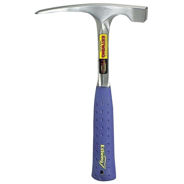 Estwing Bricklayer Hammer, 20 oz Head, Tile Setter, Smooth Head, Steel Head, 1114 in OAL - E3-20BLC/E3-20BL