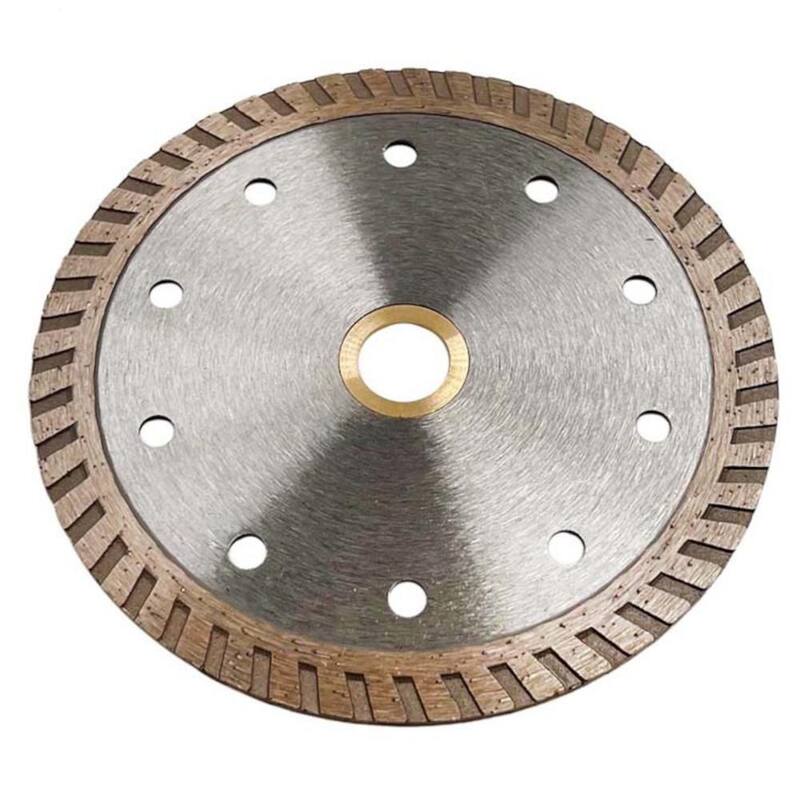 4.5 pulgadas de hojas de sierra de diamante turbo para concreto o albañilería, profundidad de corte de 1.5 pulgadas, húmedo o seco, de 7/8 a 5/8 pulgadas de diámetro. - TB45X_THD