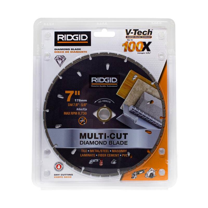 Hoja de corte múltiple de 7 pulgadas con diamante - HD-VBMU70