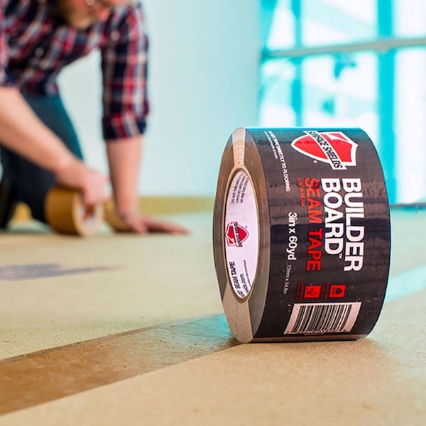 Builder Board Surface Shields Builder Board Tape 3 in. W X 180 ft. L Indoor Seam Tape - BLD072