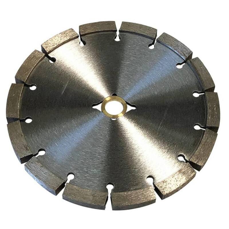 Herramientas de diamante de 7 pulgadas para mortero, cuchillas de puntas de diamante de 3/8 pulgadas de ancho, una sola cuchilla, arbor no roscado de 7/8 x 5/8 pulgadas - TSE0737A8_THD