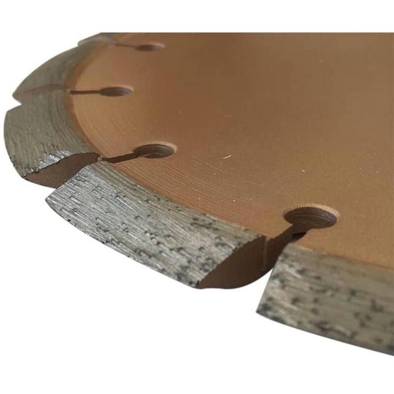 Disco cortador de grietas de 7 pulgadas para reparación de concreto y asfalto - Ancho de grieta de 1/2 pulgada - Husillo no roscado de 7/8 pulgadas a 5/8 pulgadas - CCS0750A7