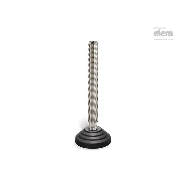 Elesa Levelling feet, LVQ.A-60-14-SST-M20x110 - LVQ.A-SST