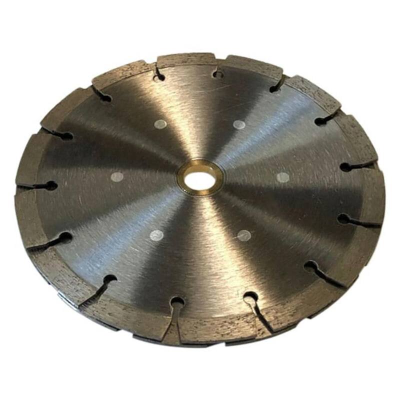 Herramienta Diamantada de 7 pulgadas para Tuck Point en Mortero, Ancho de Tuck de 1/4 de pulgada, Hojas Duales tipo Sandwich, Arbusto no roscado de 7/8"-5/8" - TSD0725A7_THD.