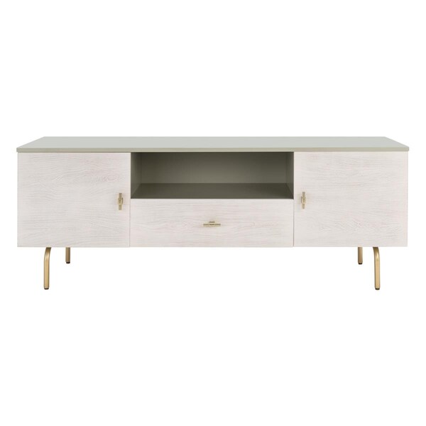 Safavieh Genevieve Media Stand Grey & White Washed - MED5000E